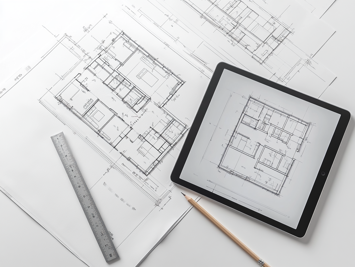 Plans techniques et dessins architecturaux et plans techniques